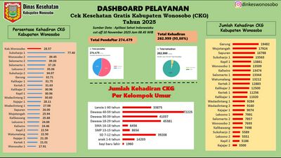 DASHBOARD PELAYANAN CEK KESEHATAN GRATIS (CKG)